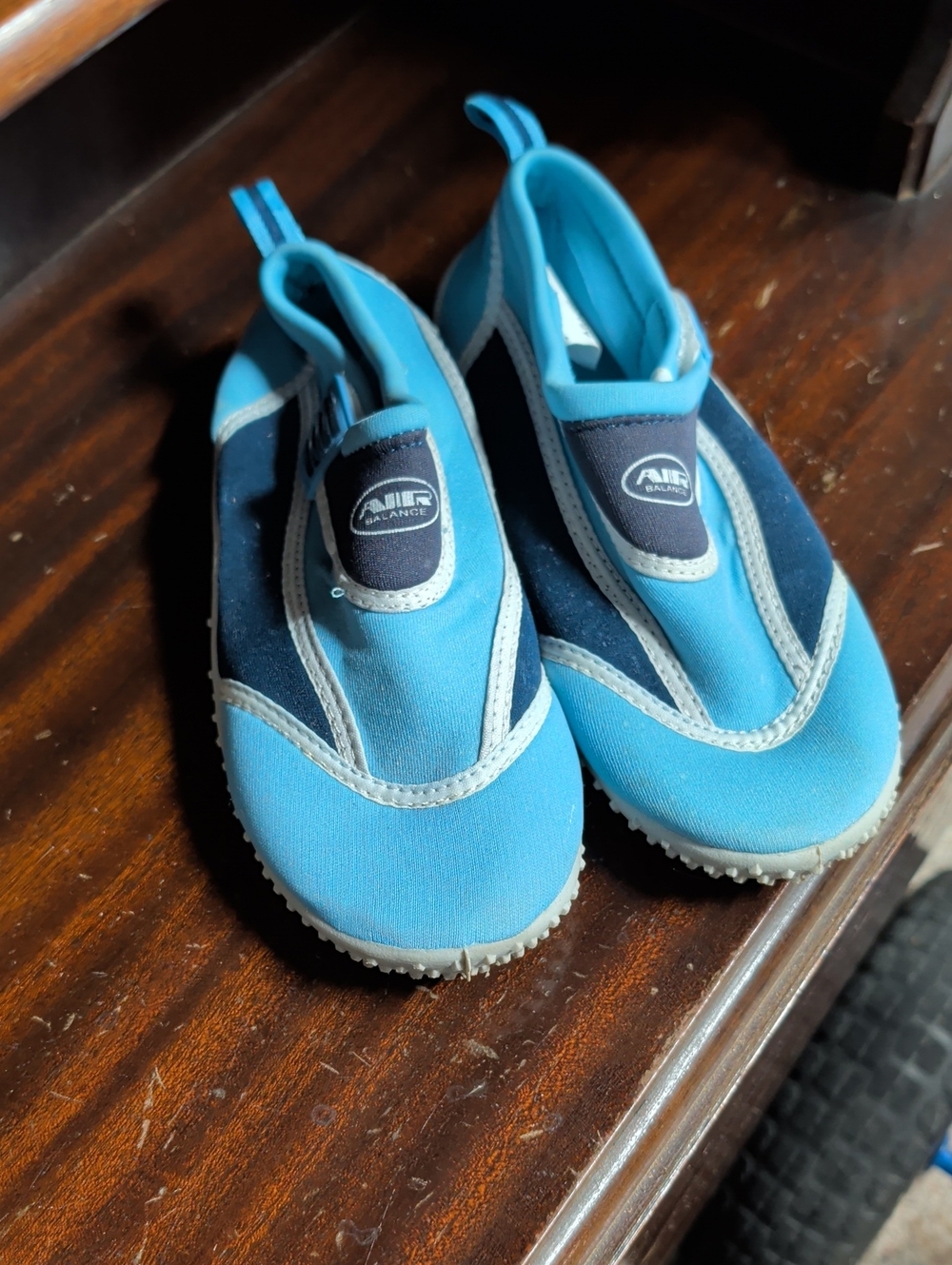 Air Balance Teal and Navy Slip-On Water Shoes